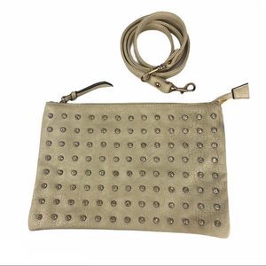 Windsor rhinestone brass clutch crossbody bag NWT